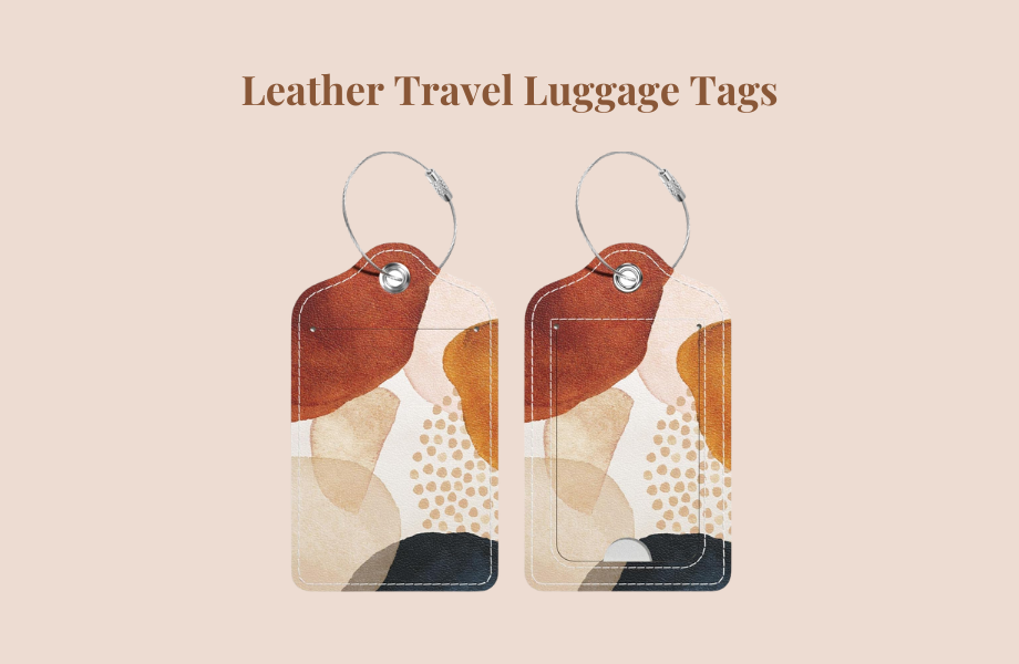 Leather Travel Luggage Tags